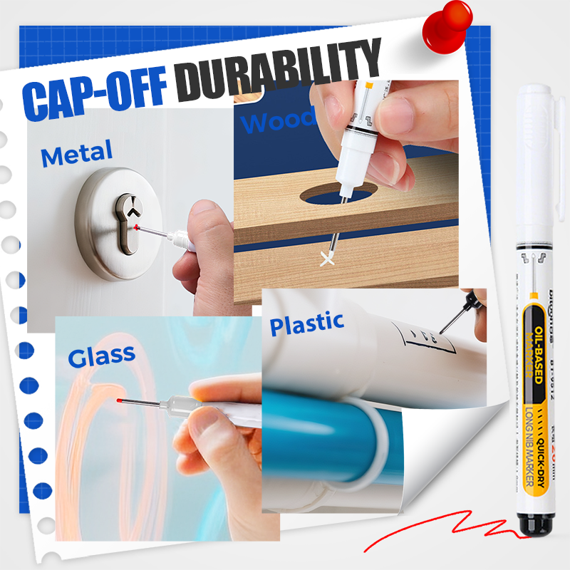 ⏳Time-Limited Special⏰Precision Tip Quick-Dry Oil-Based Marker Pen