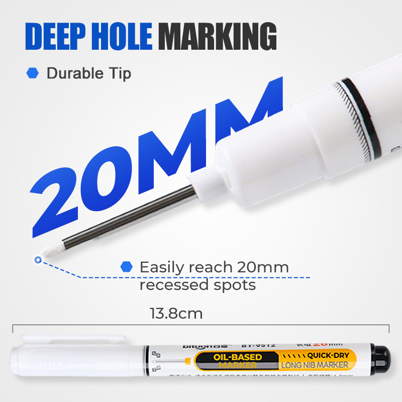⏳Time-Limited Special⏰Precision Tip Quick-Dry Oil-Based Marker Pen