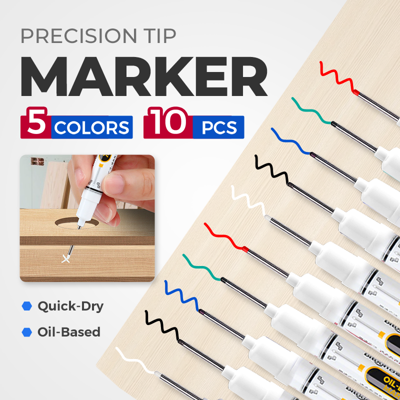 ⏳Time-Limited Special⏰Precision Tip Quick-Dry Oil-Based Marker Pen