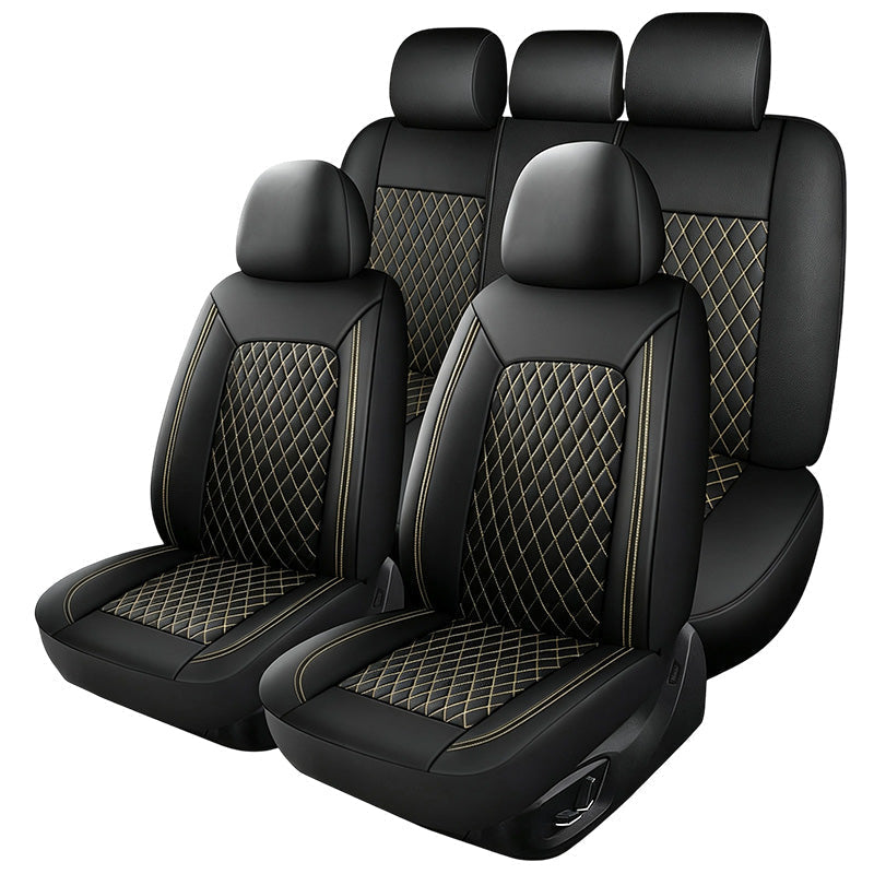 🔥 Hot Deal! 🎁50% Off! General Motors seat cover set made of PU leather—breathable, soft, and form-fitting—offering perfect protection and comfort for all vehicle models.