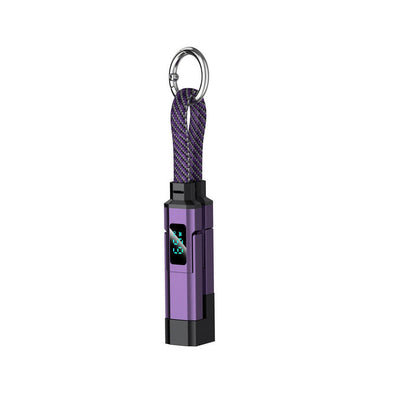 ⏳🔥LIMITED-TIME 50% OFF! ⏰4-in-1 Charging Cable with Digital Display & Keychain – Fast-Charging, Kink-Resistant & Compact