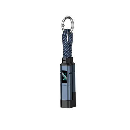 ⏳🔥LIMITED-TIME 50% OFF! ⏰4-in-1 Charging Cable with Digital Display & Keychain – Fast-Charging, Kink-Resistant & Compact