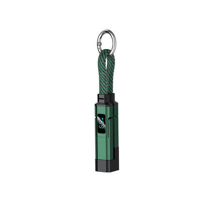 ⏳🔥LIMITED-TIME 50% OFF! ⏰4-in-1 Charging Cable with Digital Display & Keychain – Fast-Charging, Kink-Resistant & Compact