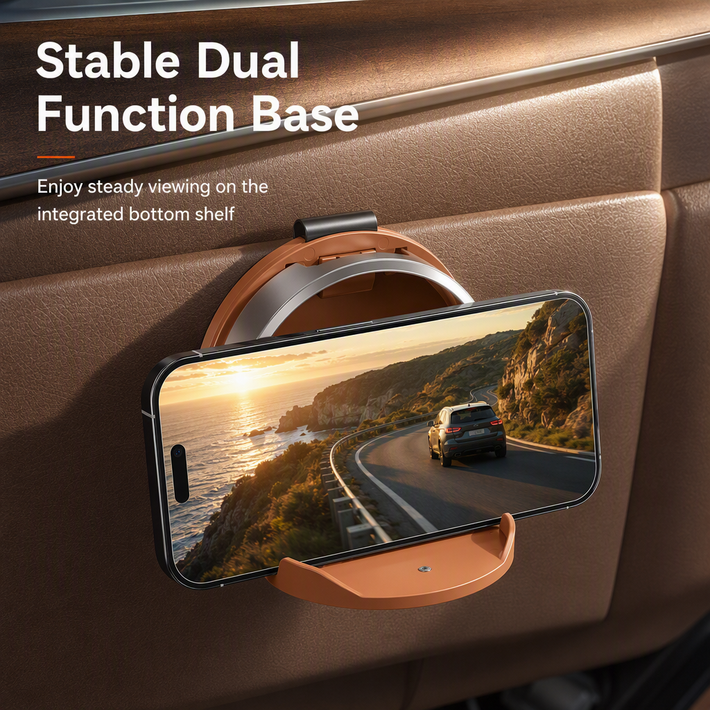⏳🔥LIMITED-TIME 50% OFF! ⏰Multifunctional Foldable Car Door Cup Holder Large Diameter Drink and Water Bottle Storage Rack🚗🥤