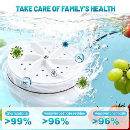 Portable Fruit & Vegetable Washing Machine