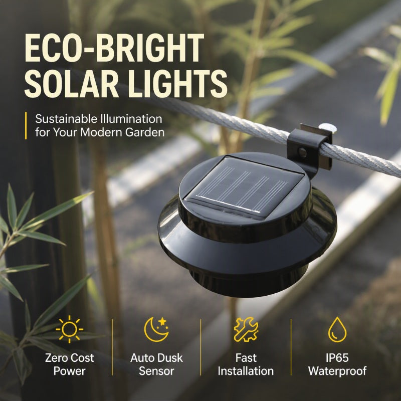 🔥🎁50% OFF🔥 Light Up Gutters, Fences & Garden Walls — Solar-Powered Outdoor LEDs With No Mains Wiring Needed 🏡✨