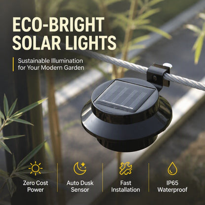 🔥🎁50% OFF🔥 Light Up Gutters, Fences & Garden Walls — Solar-Powered Outdoor LEDs With No Mains Wiring Needed 🏡✨