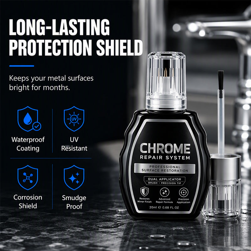 ⚡ LIMITED-TIME 50% OFF! Professional Chrome Repair Pen – Restore Metallic Shine & Anti-Corrosion ✨