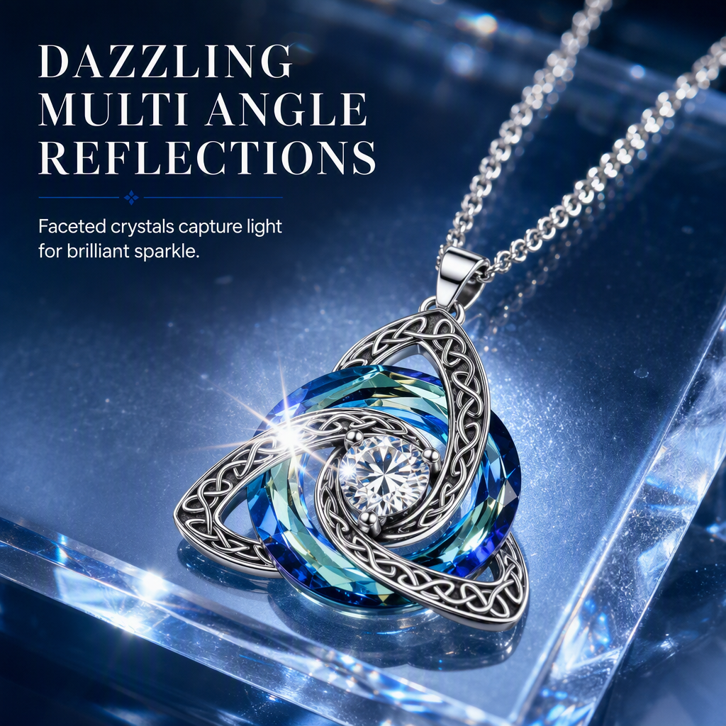 🥳2026 HOT SALE🥳💞50K+ SOLD! 👟✨ 50% OFF! Women's Celtic Knot Birthstone Pendant Necklace