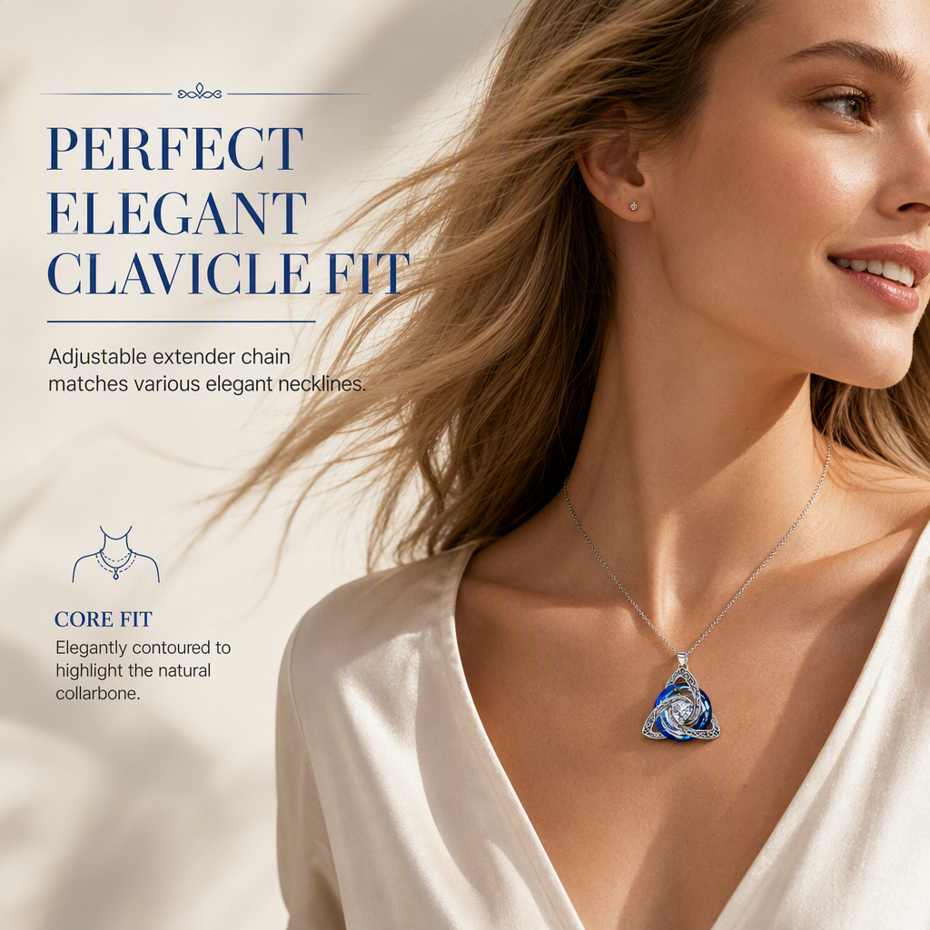 🥳2026 HOT SALE🥳💞50K+ SOLD! 👟✨ 50% OFF! Women's Celtic Knot Birthstone Pendant Necklace