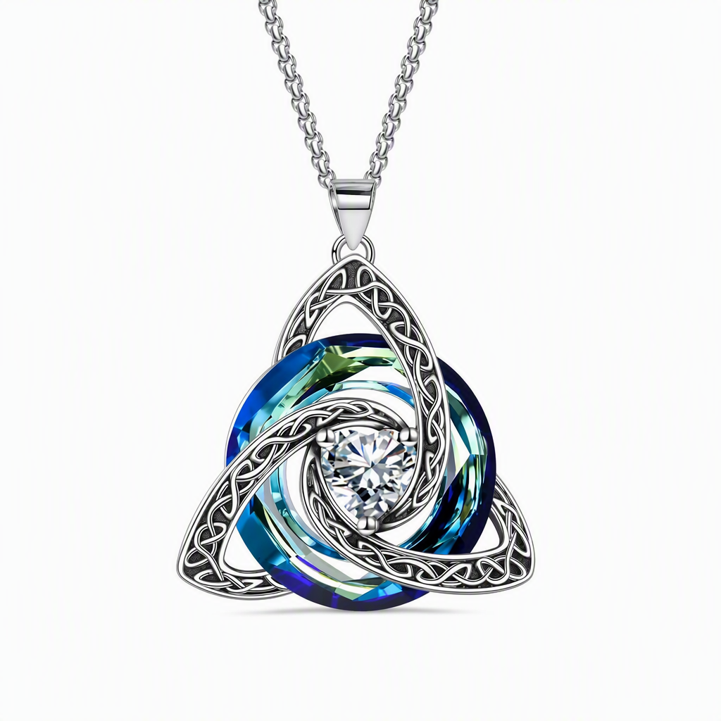 🥳2026 HOT SALE🥳💞50K+ SOLD! 👟✨ 50% OFF! Women's Celtic Knot Birthstone Pendant Necklace