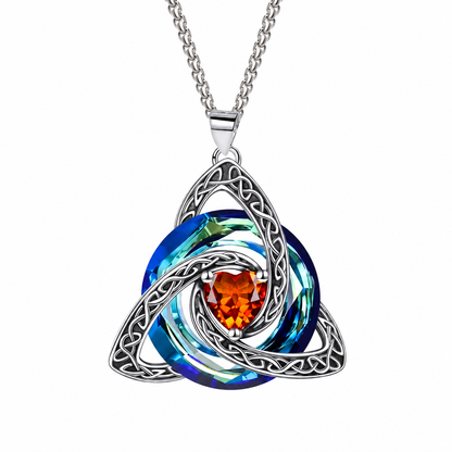 🥳2026 HOT SALE🥳💞50K+ SOLD! 👟✨ 50% OFF! Women's Celtic Knot Birthstone Pendant Necklace
