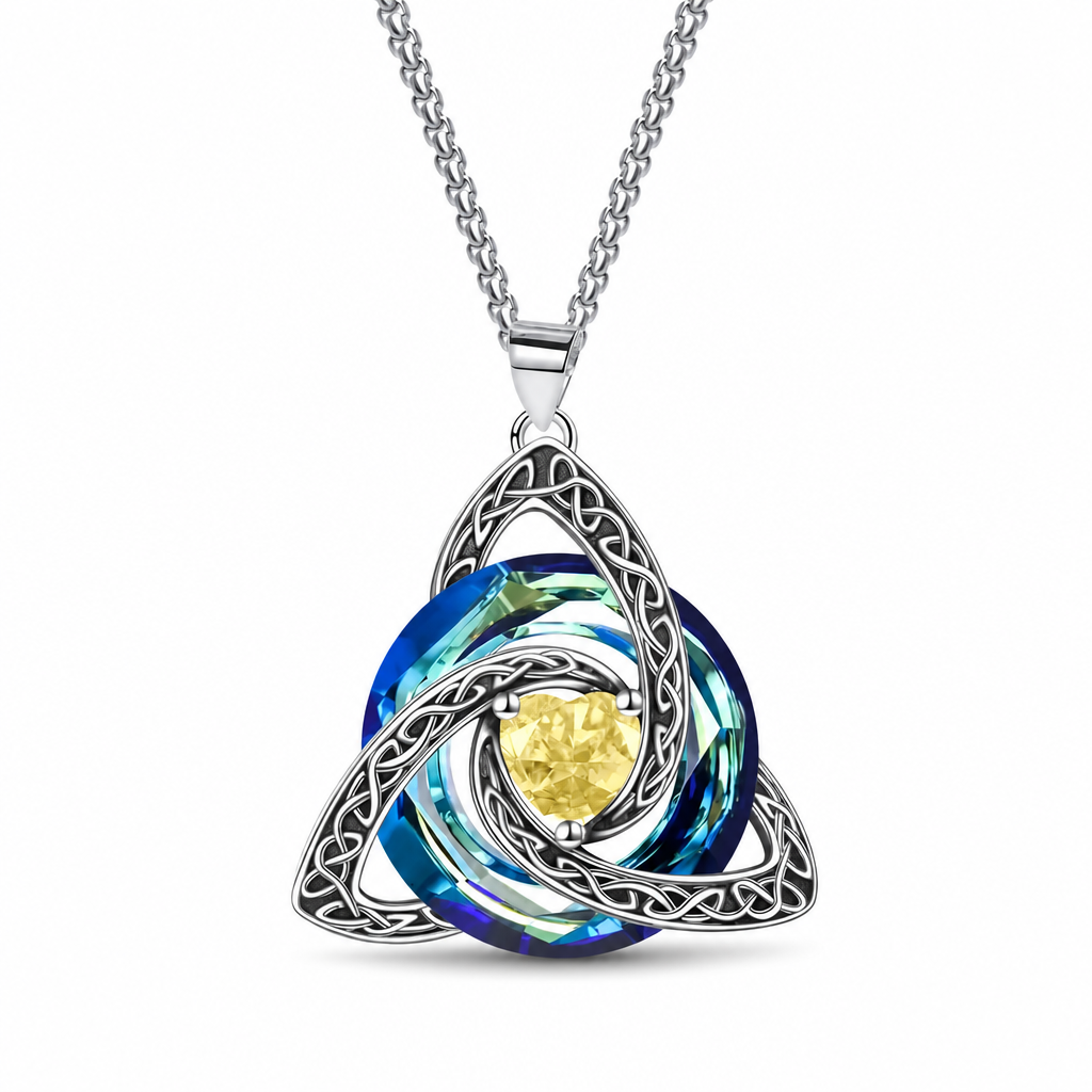 🥳2026 HOT SALE🥳💞50K+ SOLD! 👟✨ 50% OFF! Women's Celtic Knot Birthstone Pendant Necklace