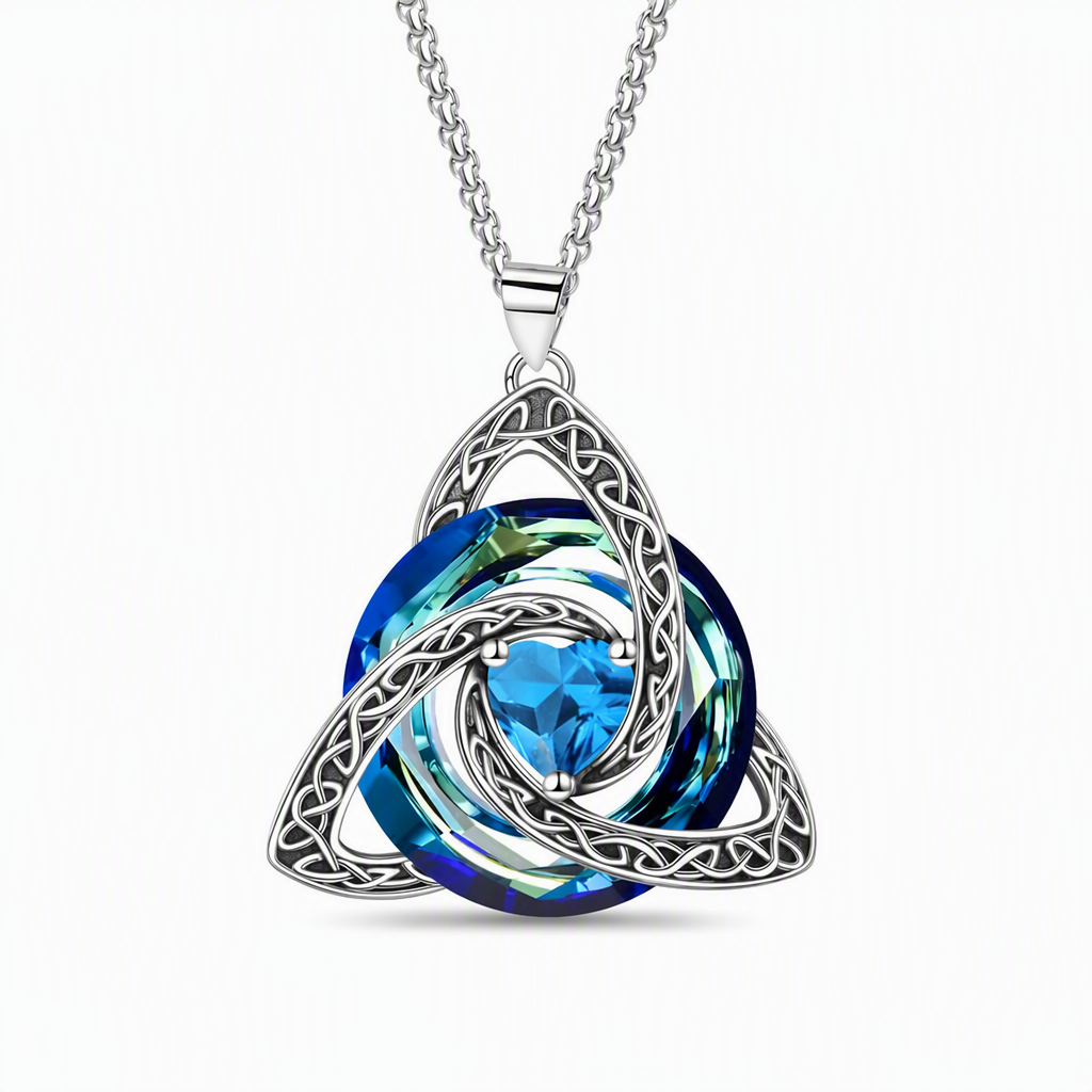 🥳2026 HOT SALE🥳💞50K+ SOLD! 👟✨ 50% OFF! Women's Celtic Knot Birthstone Pendant Necklace