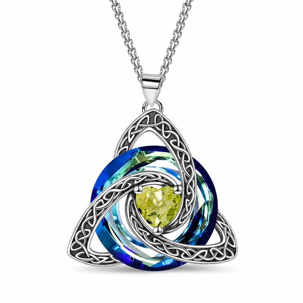 🥳2026 HOT SALE🥳💞50K+ SOLD! 👟✨ 50% OFF! Women's Celtic Knot Birthstone Pendant Necklace