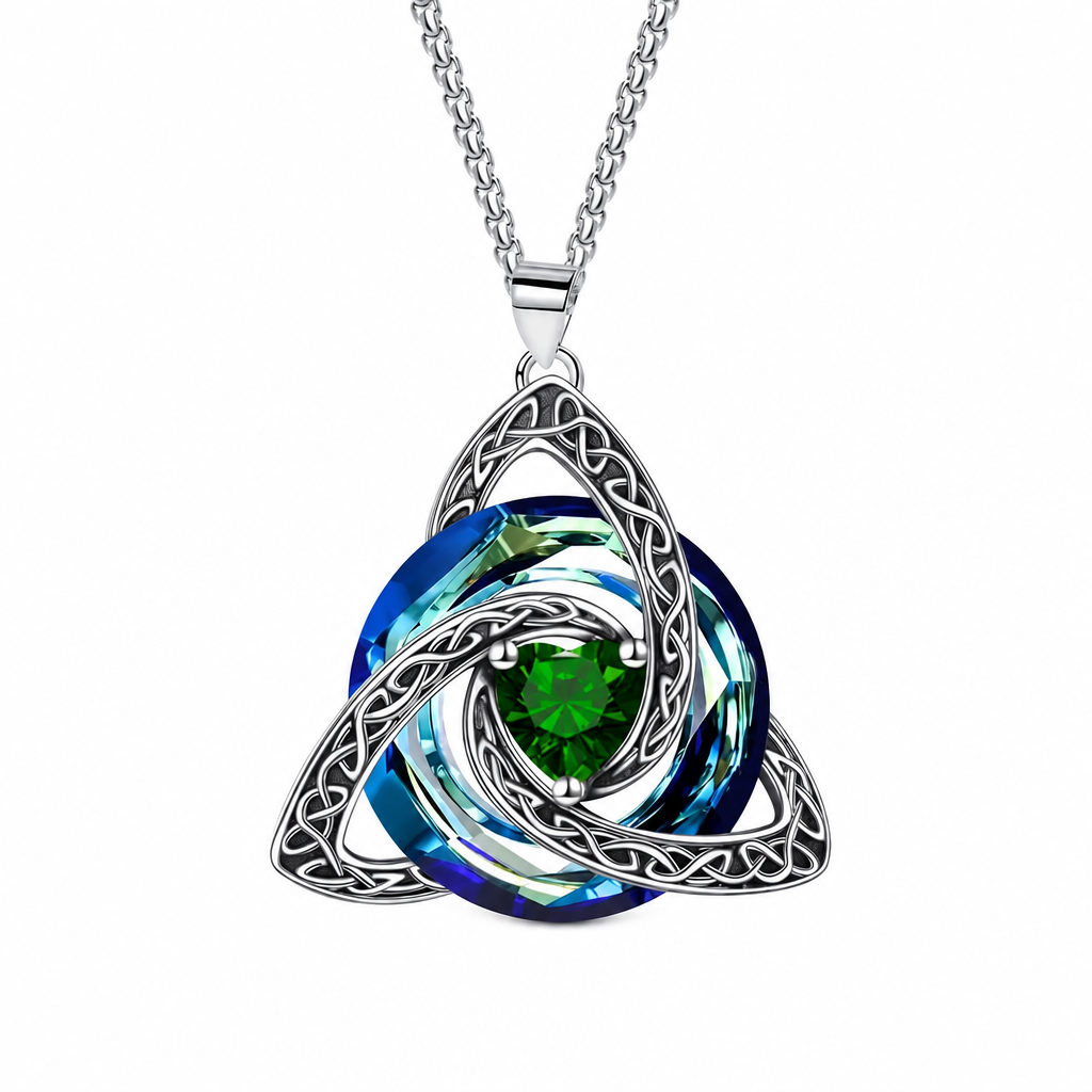 🥳2026 HOT SALE🥳💞50K+ SOLD! 👟✨ 50% OFF! Women's Celtic Knot Birthstone Pendant Necklace