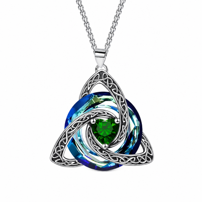 🥳2026 HOT SALE🥳💞50K+ SOLD! 👟✨ 50% OFF! Women's Celtic Knot Birthstone Pendant Necklace