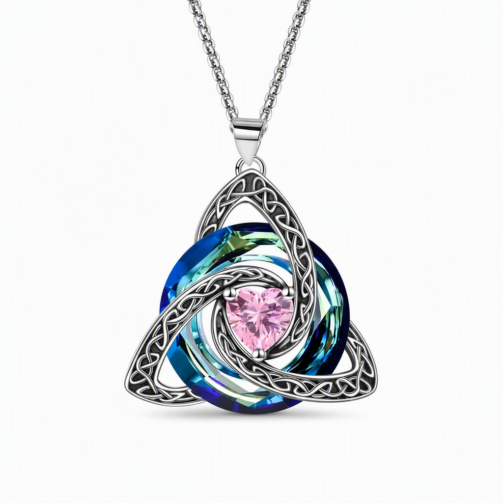 🥳2026 HOT SALE🥳💞50K+ SOLD! 👟✨ 50% OFF! Women's Celtic Knot Birthstone Pendant Necklace