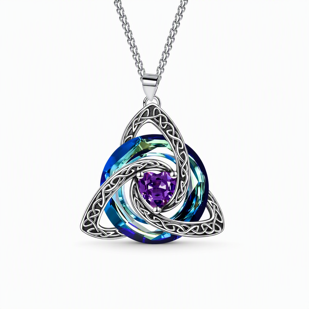 🥳2026 HOT SALE🥳💞50K+ SOLD! 👟✨ 50% OFF! Women's Celtic Knot Birthstone Pendant Necklace