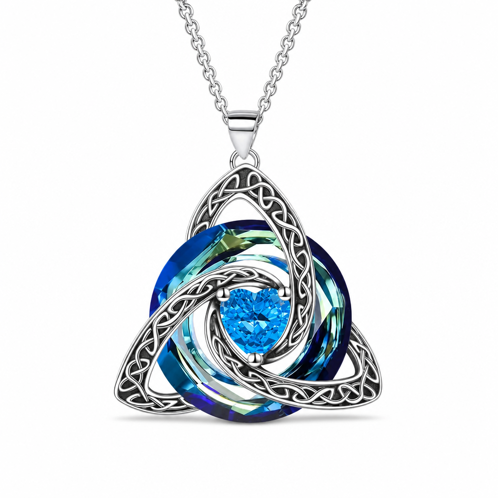 🥳2026 HOT SALE🥳💞50K+ SOLD! 👟✨ 50% OFF! Women's Celtic Knot Birthstone Pendant Necklace
