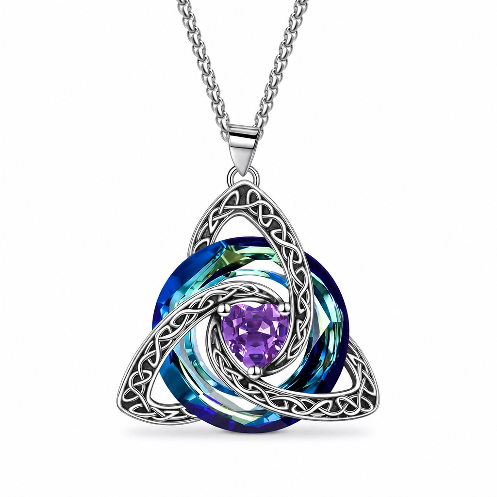 🥳2026 HOT SALE🥳💞50K+ SOLD! 👟✨ 50% OFF! Women's Celtic Knot Birthstone Pendant Necklace