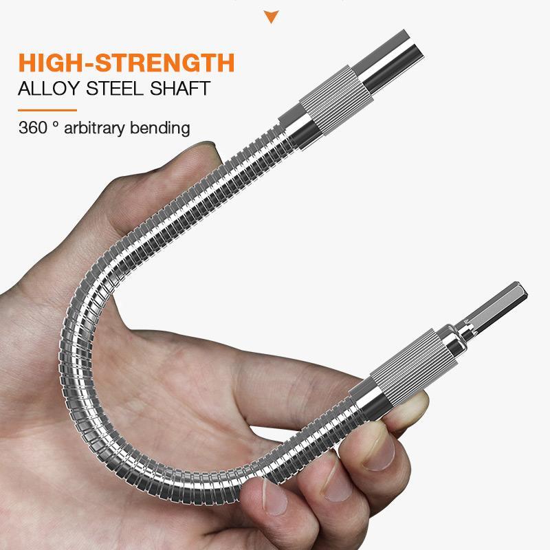 👍Extremely handy! A must-have tool for every home🎁. Multifunctional, universal metal flexible shaft