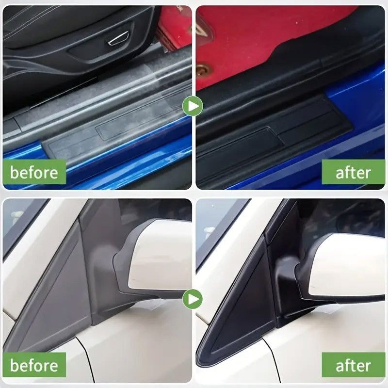 🔥50% Off for a Limited Time🔥!🏆Professional Reinforcing Agent for Refurbishing Automotive Interior and Exterior Plastic Parts.Quick & Long-Lasting Black Plastic Trim Restorer