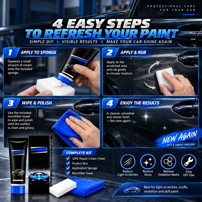 🔥50% Off for a Limited Time🔥!Super-Powered Repair! What You See Is What You Get!Premium Car Scratch Removal Polish Wax