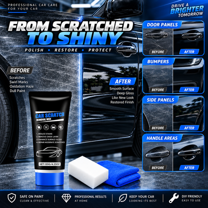 🔥50% Off for a Limited Time🔥!Super-Powered Repair! What You See Is What You Get!Premium Car Scratch Removal Polish Wax