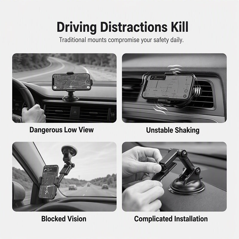 ⏳🔥LIMITED-TIME 50% OFF! ⏰Universal Sun Visor Car Phone Holder——Install a TV-Watching Gadget in Your Car.