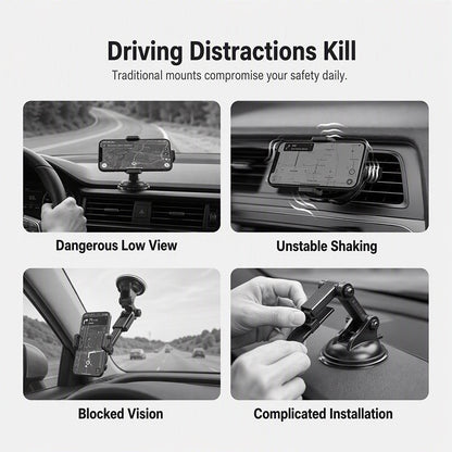 ⏳🔥LIMITED-TIME 50% OFF! ⏰Universal Sun Visor Car Phone Holder——Install a TV-Watching Gadget in Your Car.