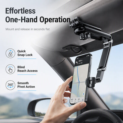 ⏳🔥LIMITED-TIME 50% OFF! ⏰Universal Sun Visor Car Phone Holder——Install a TV-Watching Gadget in Your Car.