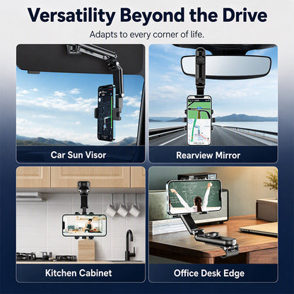 ⏳🔥LIMITED-TIME 50% OFF! ⏰Universal Sun Visor Car Phone Holder——Install a TV-Watching Gadget in Your Car.