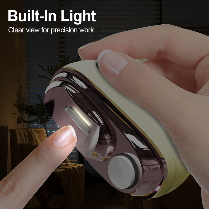 ⏳🔥LIMITED-TIME 50% OFF! ⏰: 2-in-1 Safe Electric Nail Clipper——Manicure + Nail Care—for even more beautiful nails.