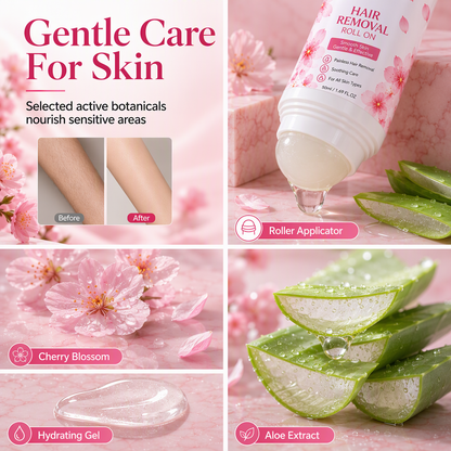 📢📢50% OFF !! ⏰Gentle Smooth Roll-On Body Hair Removal