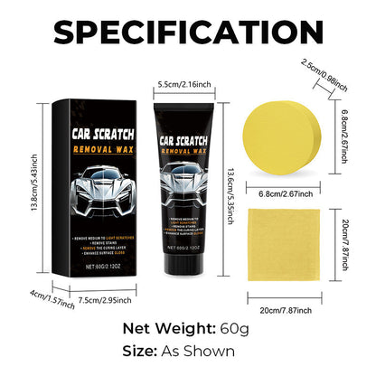⏳🔥LIMITED-TIME 50% OFF! ⏰Car Scratch Repair Wax——The Ultimate Scratch Repair Tool! Repairs, polishes, and restores—all in one!
