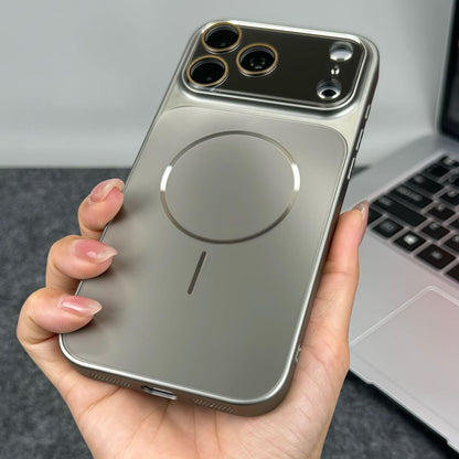 ⏳🔥LIMITED-TIME 50% OFF! ⏰A worthwhile upgrade! Stunning color combinations, a silky-smooth, refined texture, and a sophisticated, shimmering metallic lens design!Slim Shockproof Matte Magnetic Phone Case