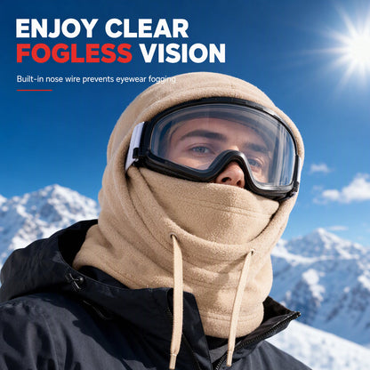 ☃️Outdoor Warm Winter Ski Balaclava.🔥Upgraded Face and Neck Protective Hat—Waterproof, Padded, and Adjustable.