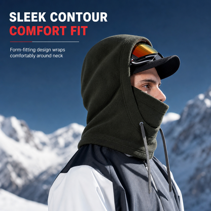 ☃️Outdoor Warm Winter Ski Balaclava.🔥Upgraded Face and Neck Protective Hat—Waterproof, Padded, and Adjustable.