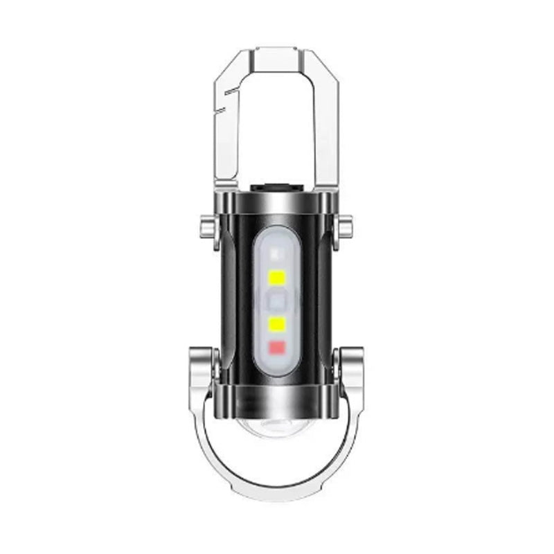 🎁Portable Rechargeable Bright Keychain Flashlight🥰.✨Rechargeable, high-brightness lighting, and emergency power during outages. Mini power bank suitable for a variety of scenarios, including home, travel, and camping.