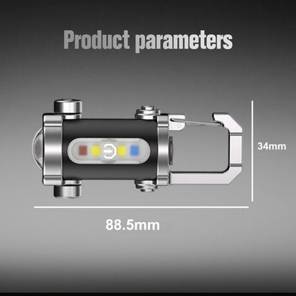 🎁Portable Rechargeable Bright Keychain Flashlight🥰.✨Rechargeable, high-brightness lighting, and emergency power during outages. Mini power bank suitable for a variety of scenarios, including home, travel, and camping.