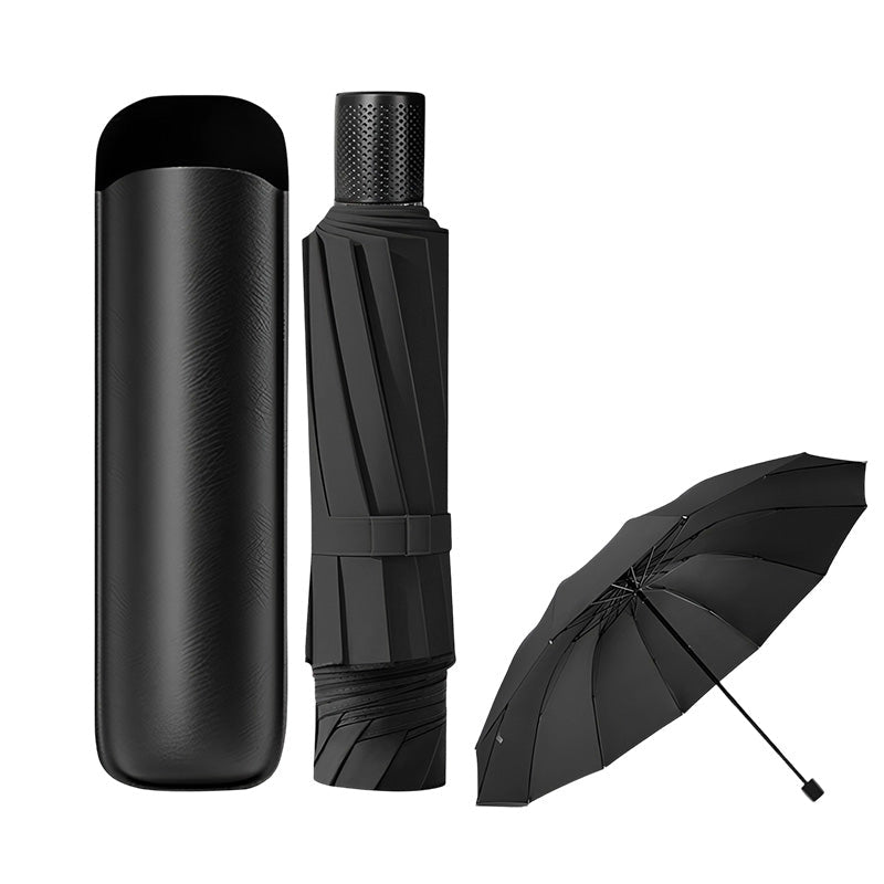 ☂️50% OFF NOW! Extra-Large Folding Umbrella – 130cm 12-Rib Windproof Reverse Fold Umbrella, UPF50+ Sun Protection Oversized Umbrella for Family Commute & Outdoor