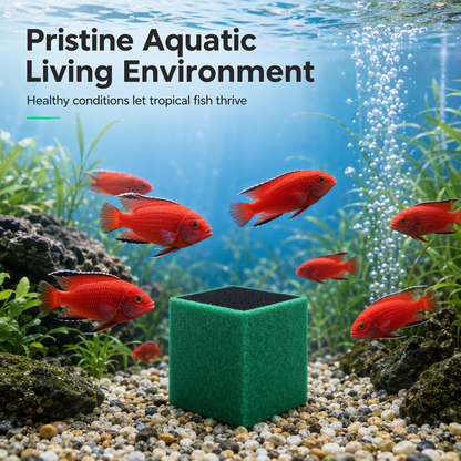 Activated Carbon Filter Cube for Aquarium Water Purification