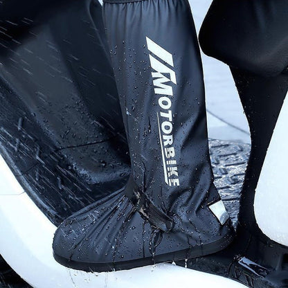 🎁[Pratical Gift]🎁 All-Round Long Waterproof Rain Boot Shoe Cover with Reflector
