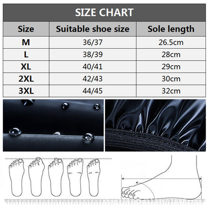🎁[Pratical Gift]🎁 All-Round Long Waterproof Rain Boot Shoe Cover with Reflector