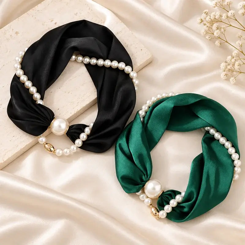 🔥🎁New 49% OFF🔥.Pearl Scarf Necklace