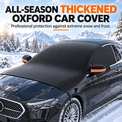 🎁The best part is that the quality is excellent!🔥All-Season Thickened Car Windshield Cover for Snow Frost and Sun Protection