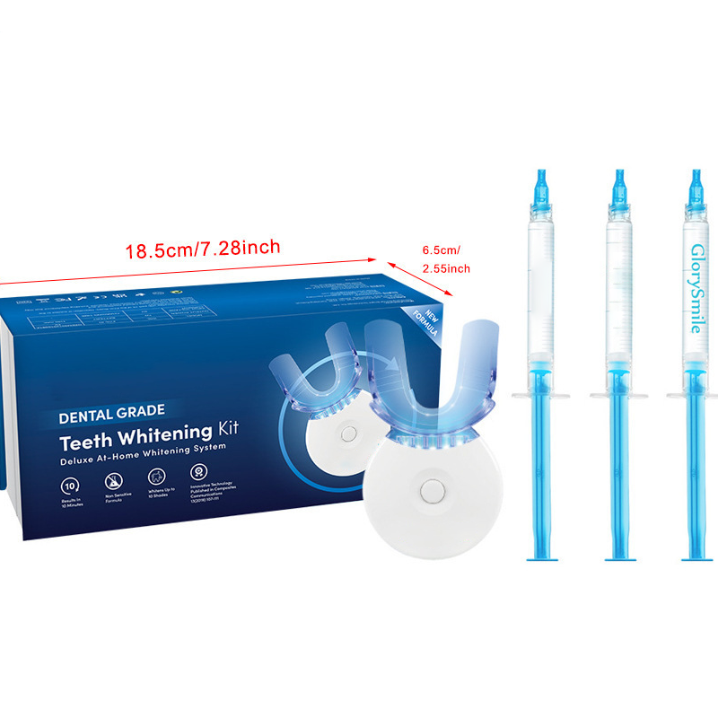 🎁🔥Teeth whitening device—Professional LED Teeth Whitening Kit🦷——helps improve yellowing caused by coffee, tea, and tobacco stains, and reduces discomfort from tooth sensitivity.