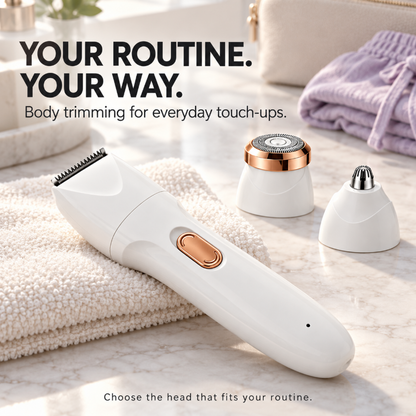 🎁🔥Holiday Special: 50% Off！🥰♥️Multifunctional 3-in-1 Rechargeable Electric Trimmer, Suitable for Both Men and Women——Can be used on underarm hair, eyebrows, leg hair, arm hair, chest hair, pubic hair, etc.