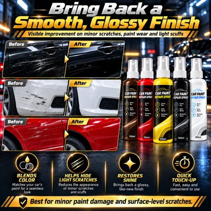 🎁🔥Available in multiple colors——Car Scratch Repair Spray for Minor Scratches and Quick Touch Up.🥰